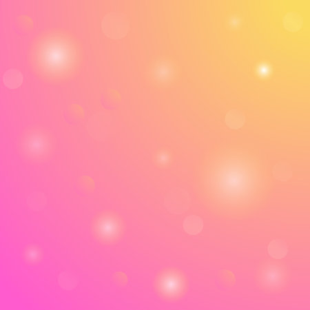 gentle pink gradient background with bokeh and sparklesのイラスト素材