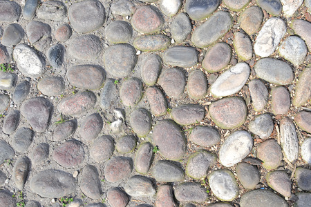 Background of old stone wall textureの写真素材