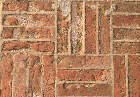 Background of old stone wall textureの写真素材