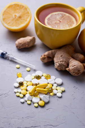 Traditional medicines and alternative natural remediesの写真素材