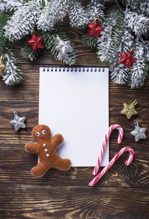 Christmas or New Year festive backgroundの写真素材