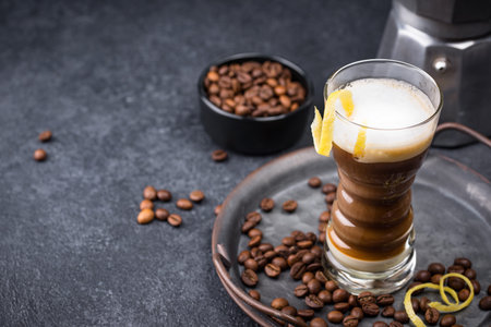 Canarian laired barraquito coffee