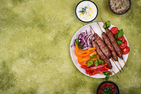 Lula kebab, Traditional Turkish or Caucasian dishの写真素材