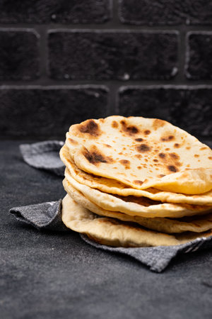 Pita bread, traditional Jewish food