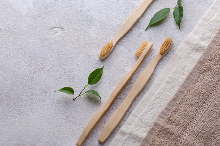 Bamboo toothbrush, zero waste care products