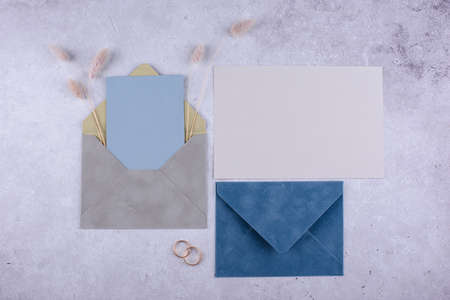 Wedding invitation card. Save the date conceptの写真素材