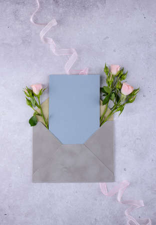 Wedding invitation card. Save the date conceptの写真素材