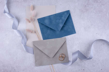 Wedding invitation card. Save the date conceptの写真素材