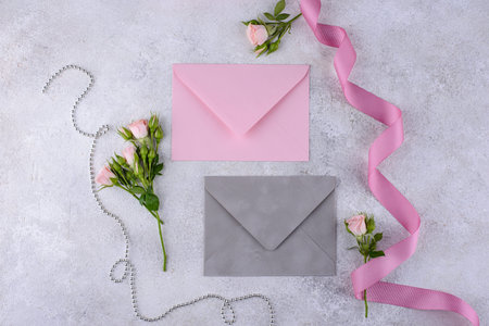 Wedding invitation card. Save the date concept