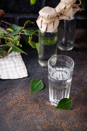 Birch juice, traditional Russian spring drink