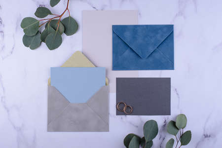 Wedding invitation card. Save the date conceptの写真素材