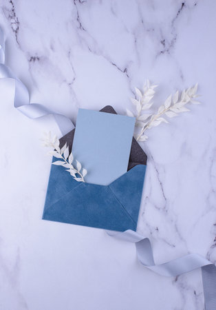 Wedding invitation card. Save the date concept