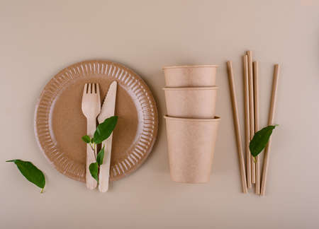 Reusable eco friendly sustainable food packagingの写真素材