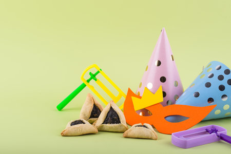 Jewish holiday Purim celebration conceptの写真素材