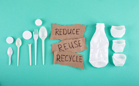 Reuse, reduce, recycle concept. Zero waste
