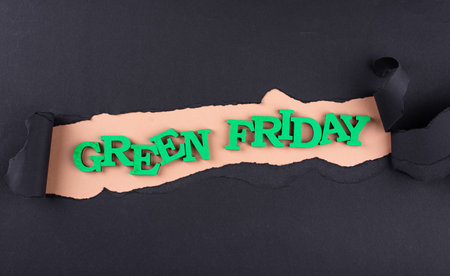 Green Friday eco friendly conceptの写真素材