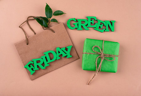 Green Friday eco friendly conceptの写真素材