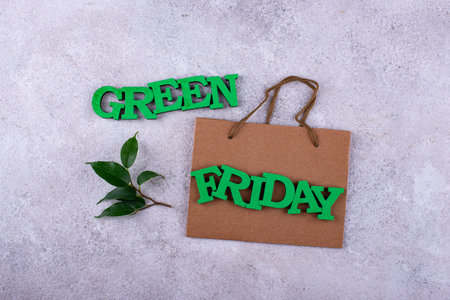 Green Friday eco friendly conceptの写真素材