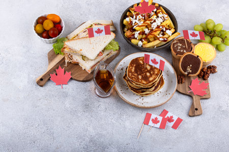 Canada Day traditional food concept.の写真素材