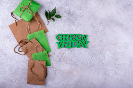 Green Friday eco friendly conceptの写真素材