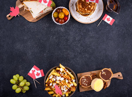 Canada Day traditional food concept.の写真素材