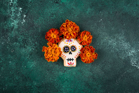 Mexican Halloween Dia de los Muertosの写真素材