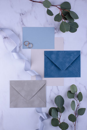 Wedding invitation card. Save the date conceptの写真素材