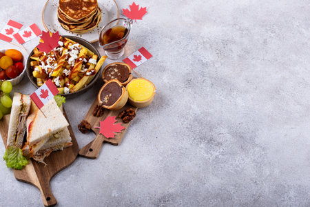Canada Day traditional food concept.の写真素材