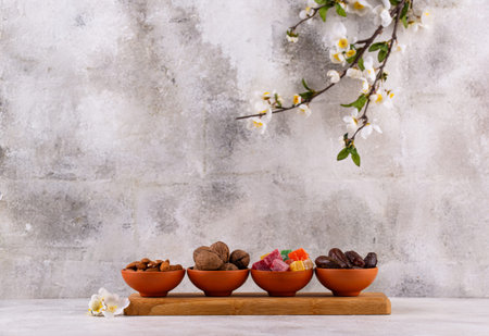 Traditional Azerbaijan spring holiday Novruz concept