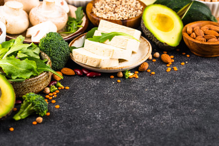 Vegan keto products. Ketogenic plant-based food