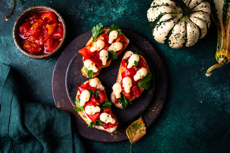 Halloween sandwich with skull from cheese