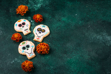 Mexican Halloween Dia de los Muertosの写真素材