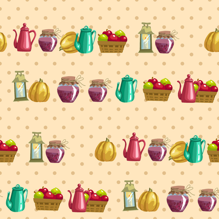 Harvest houshold thuings in vector illustration in graphic designのイラスト素材