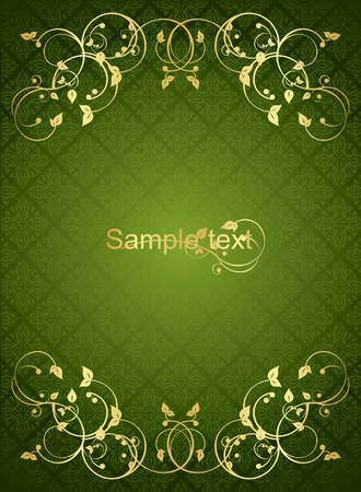 Luxury green backgroundのイラスト素材