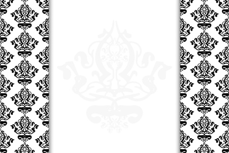 Vector black & white vintage backgroundのイラスト素材