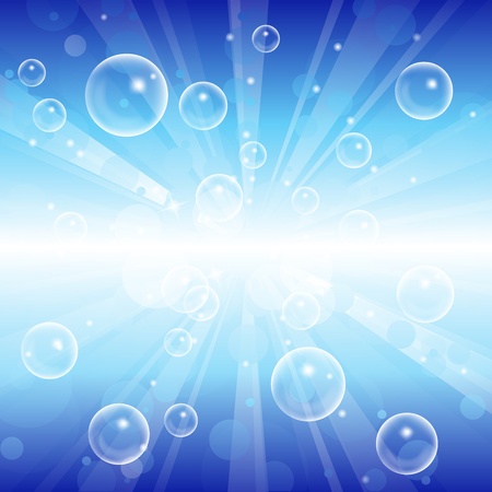 Vector abstract blue backgroundのイラスト素材