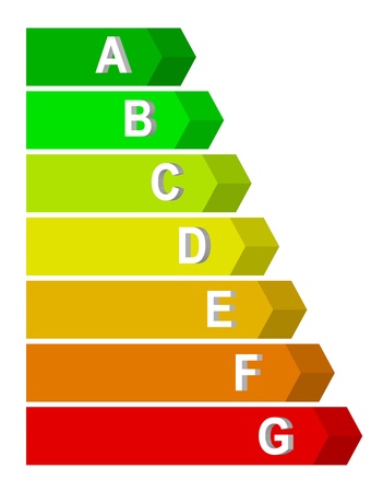 Vector energy efficiency scaleのイラスト素材