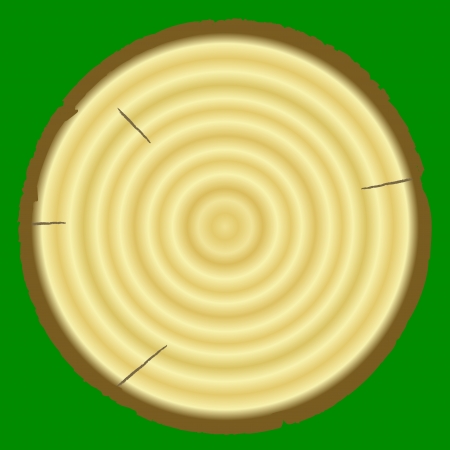 Vector illustration of stumpのイラスト素材