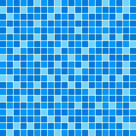 Vector blue tile wallのイラスト素材