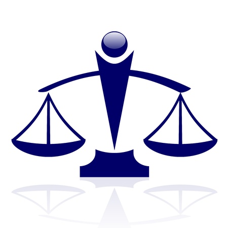 icon - Justice scalesのイラスト素材