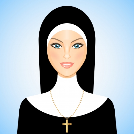 Vector illustration of nunのイラスト素材
