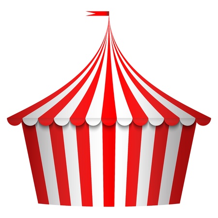 Vector illustration of circus tentのイラスト素材