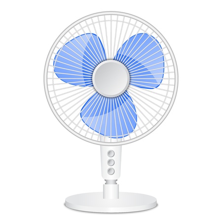 Vector illustration of electric fanのイラスト素材