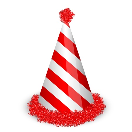 Vector illustration of birthday capのイラスト素材