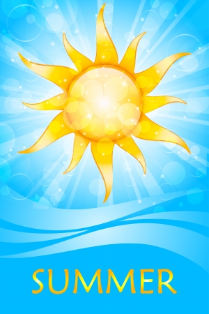 Vector summer backgroundのイラスト素材