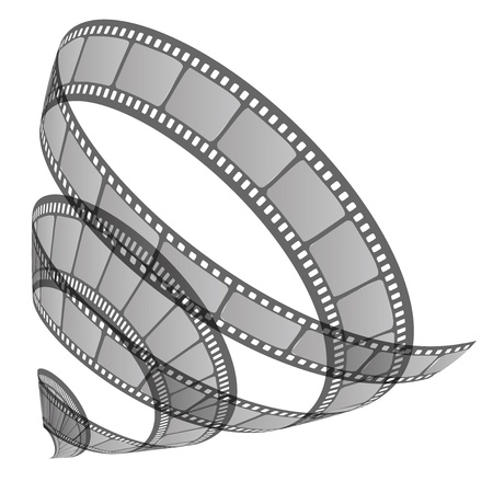 illustration of film rollのイラスト素材