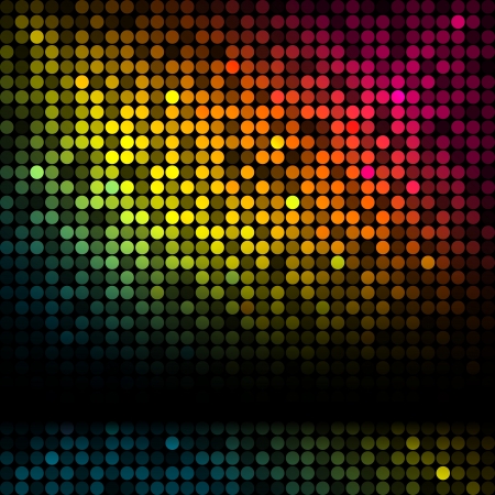 disco background with colorful lightsのイラスト素材