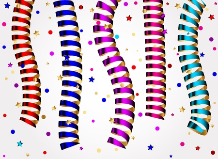 illustration of colorful serpentineのイラスト素材