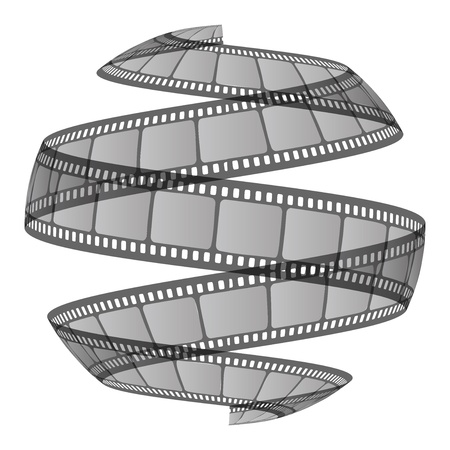 Vector illustration film ribbonのイラスト素材