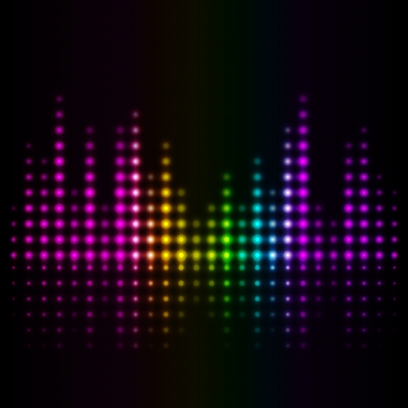 Vector music volume abstract backgroundのイラスト素材